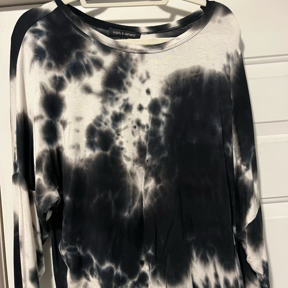 Black and White Women's Top